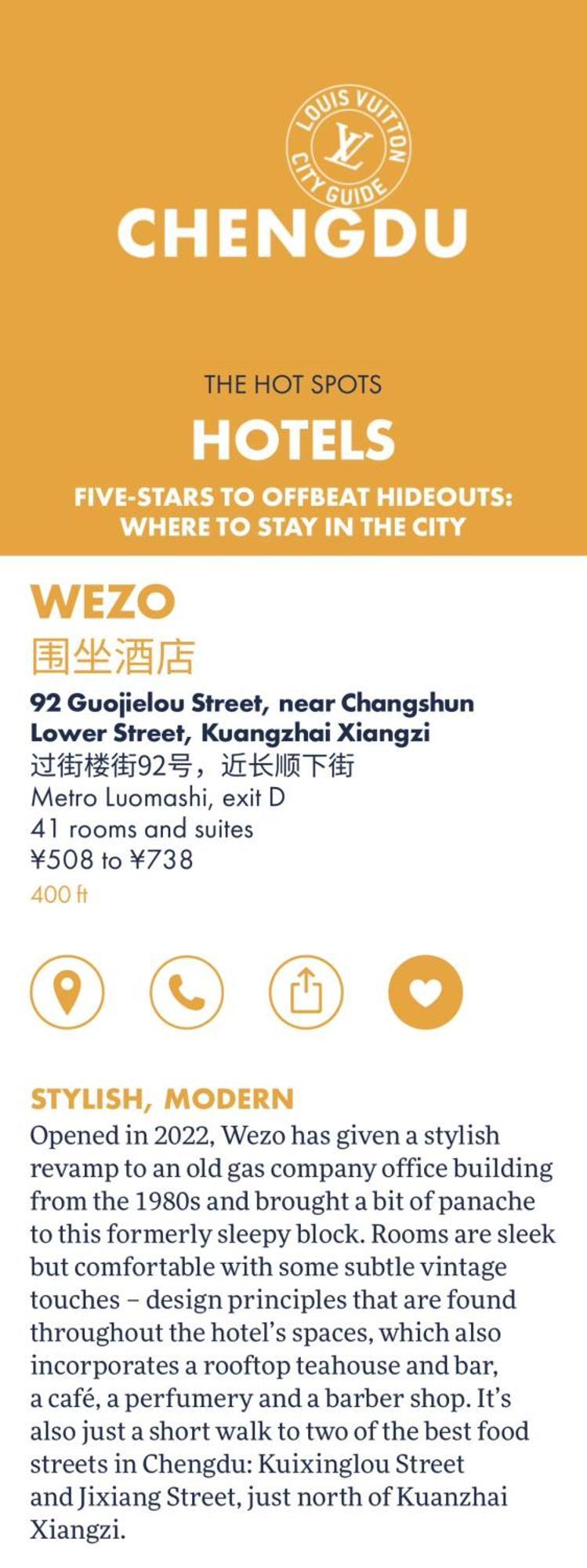 Wezo Hotel Kuanzhai Alley Chengdu-Breakfast Till 12Noon-Lv City Guide Recommended Hotel 외부 사진